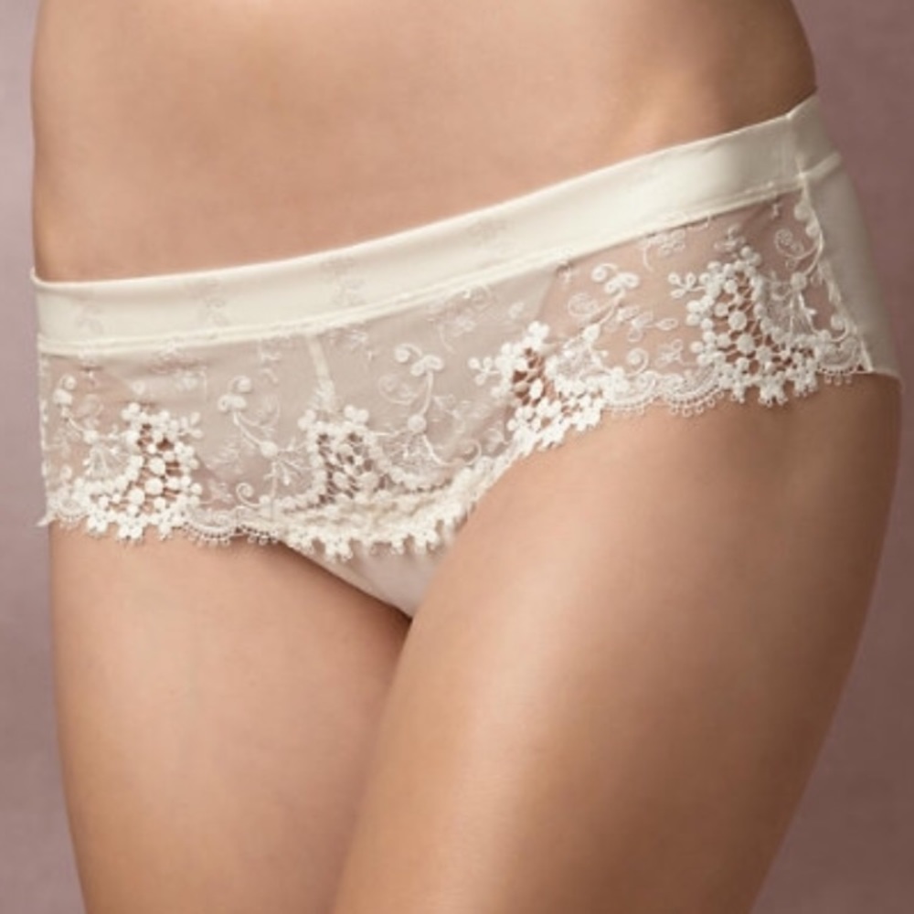 BHLDN | Simone Perele Floreal Ivory Boyshort NWOT